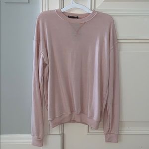 Light pink crewneck sweater
